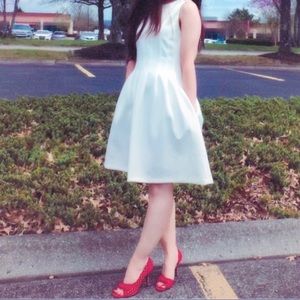 Calvin Klein A-Line Spring Dress With Pockets